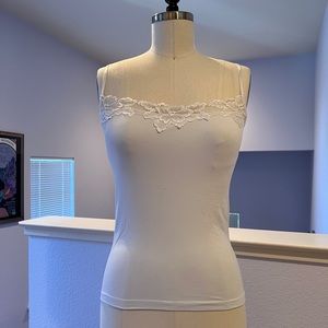 Camisole with lace detail from Banana Republic, Size M